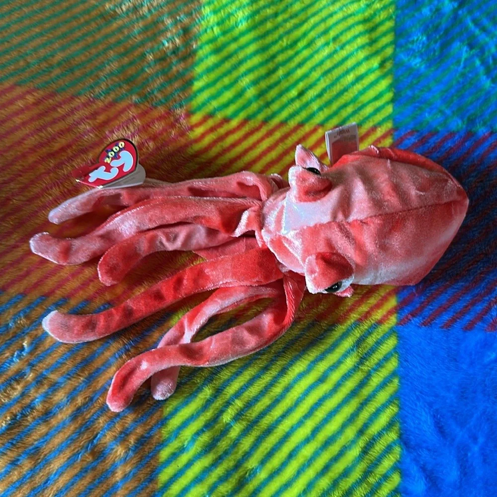 Ty 2000 Wiggly the Octopus Beanie Baby